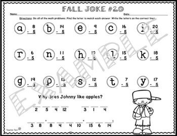 fall math worksheets 2nd grade 1st grade by teacher tam tpt