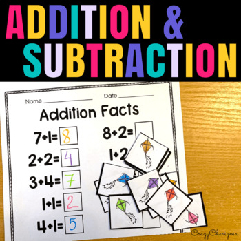 Preview of Addition and Subtraction Worksheets Review