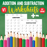 Addition and Subtraction Worksheets Within 20 | 1st Grade 