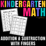 Addition and Subtraction Worksheets to 10 with Fingers 