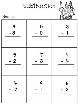 Addition and Subtraction for Kindergarten or First FREEBIE | TpT