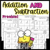 Addition and Subtraction for Kindergarten or First FREEBIE