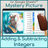 Addition and Subtraction of Integers | Mystery Picture Sur