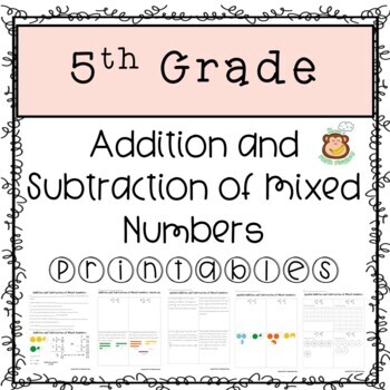 Preview of Modeling Addition and Subtraction of Mixed Numbers