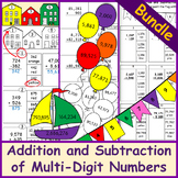 Addition and Subtraction of Multi-Digit Numbers | Bundle