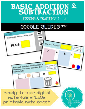 Preview of Addition and Subtraction (special education distance learning, life skills math)