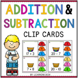 Addition and Subtraction to 20 for Kindergarten and First Grade