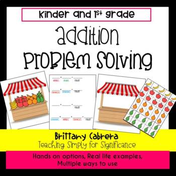 Preview of Addition and Subtraction up to 10 problem solving