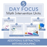 Addition and Subtraction with Regrouping | Print and Digit