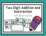 Addition and Subtraction with Regrouping Task Cards