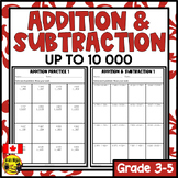 Addition and Subtraction with Regrouping Worksheets Grade 4
