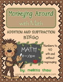 Addition and Subtraction with and without Regrouping Bingo