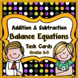 2nd Grade Balance Equations - Addition and Subtraction wit