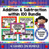 Addition and Subtraction within 100 Mini Powerpoint Game Set