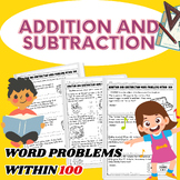 Addition and Subtraction within 100 Word Problems workshee