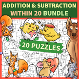 Addition and Subtraction within 20 | Cross-Number Puzzles 