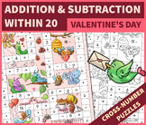 Addition and Subtraction within 20  | Cross-Number Puzzles
