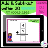 Addition and Subtraction within 20 Digital Task Cards for 