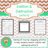 Addition and Subtraction (within 5)