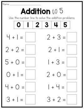 addition and subtraction to 5 by natalie lynn kindergarten
