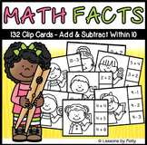 Clip Cards | Math Facts Within Ten