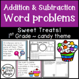 Math Addition and Subtraction Word Problems within 20 Cand