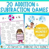 Addition & Subtraction Games Printable - Fun Activities Af