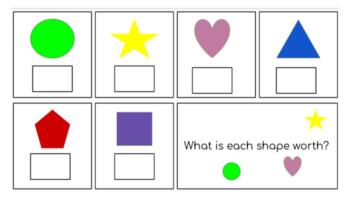 Preview of Addition and shape lesson bundle 