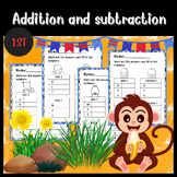 Addition and subtraction results sum not more than 20