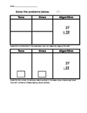 Addition and subtraction with regrouping practice