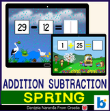 Addition and subtraction within 30 | Spring MATH Bundle Bo