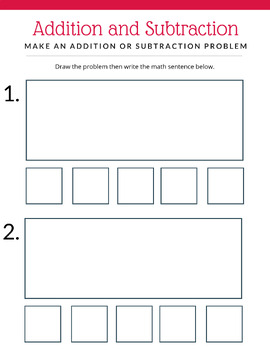 Preview of Addition and subtraction word problem practice sheet