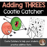 Addition by 3's Cootie Catcher/Fortune Teller- Perfect for