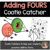 Addition by 4's Cootie Catcher/Fortune Teller- Perfect for