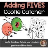 Addition by 5's Cootie Catcher/Fortune Teller- Perfect for
