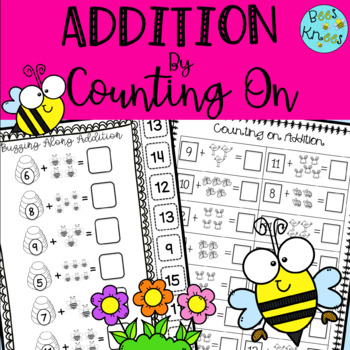 Preview of Addition by Counting On | Worksheet Pack