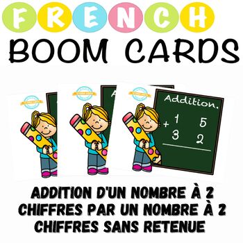 Preview of Addition d'un Nombre à 2 Chiffres par un Nombre à 2 Chiffres SANS retenue French