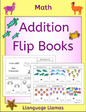 Addition flip books - numbers up to 20 - with cute animal 