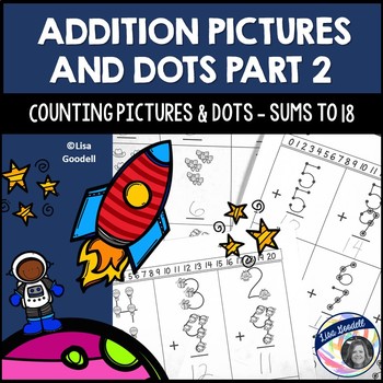 Preview of Addition for Special Ed Counting Pictures and Dots PART 2