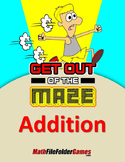 Addition from 1 to 99 Mazes (Fun Addition Worksheets)