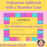 Addition in Ten (10) with Missing Addends and a Number Lin