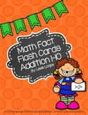 Addition math facts flash cards 1-10 TEKS: 2.4A