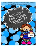 Addition math facts flash cards 1-20 TEKS: 2.4A