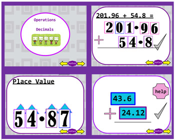 Preview of Addition of Decimals- Flipchart- Numbers- Activinspire- Smart Board