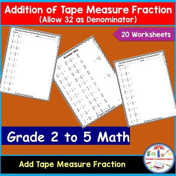 Adding Tape Measure Fractions 