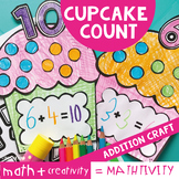 Addition or Counting Craft - Cupcake Count
