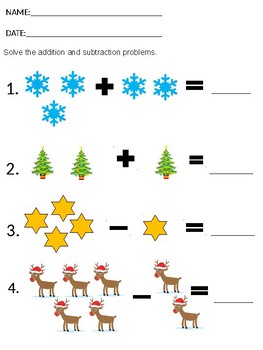 Addition/Subtraction within 5 by AllThingsConsidered | TpT
