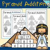 Addition pyramids blank and ready to go math worksheets fo