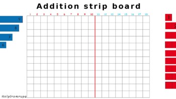 Preview of Addition strip board -Montessori
