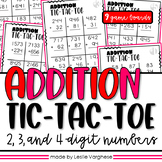 Addition Tic Tac Toe Games